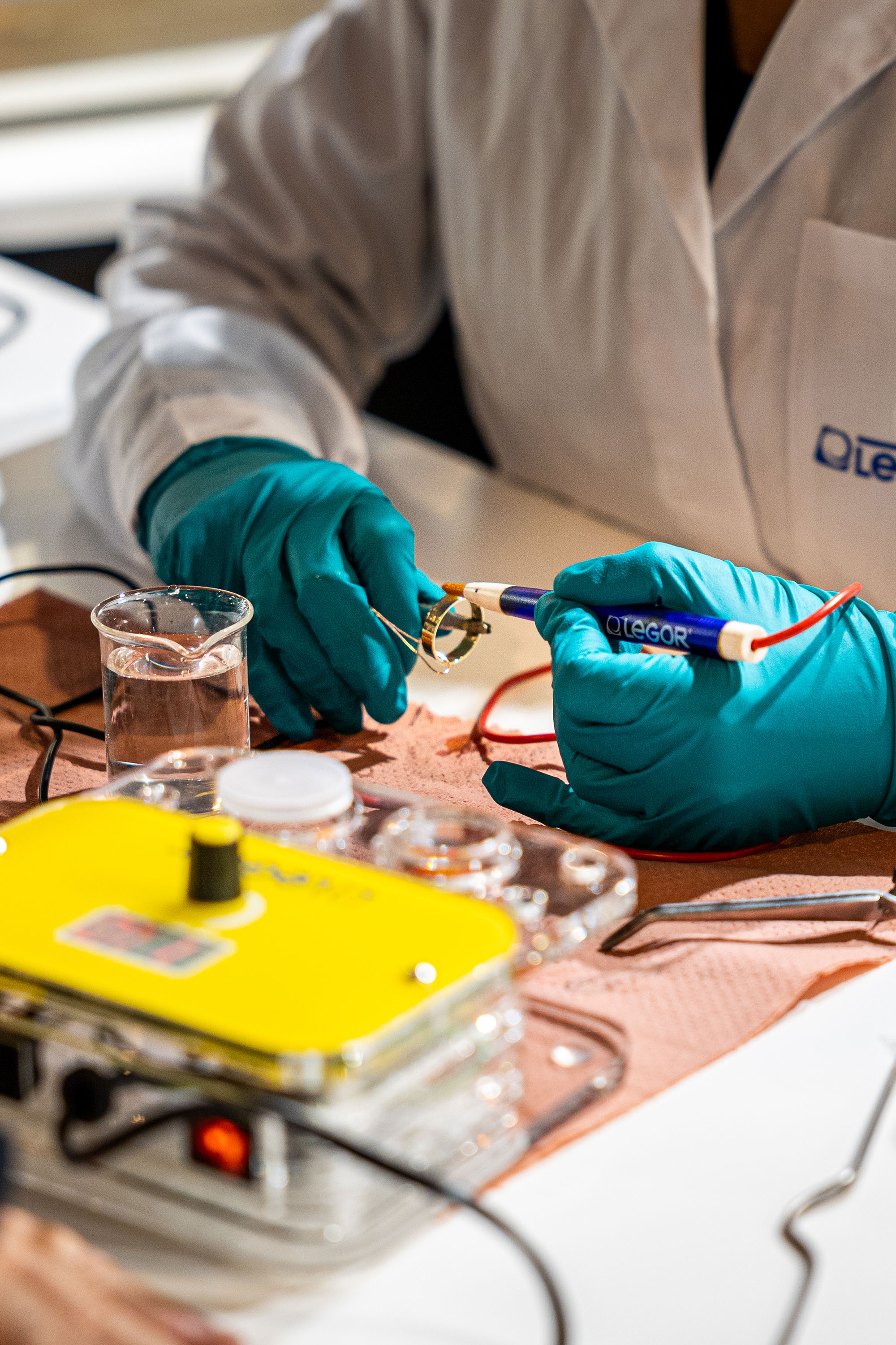 Alloy preparation, galvanic treatments and casting